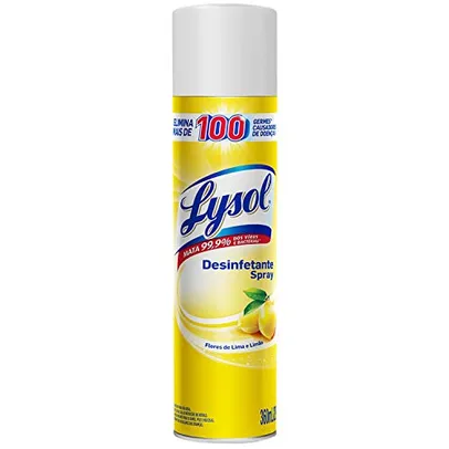 Desinfetante Spray Lysol - Flores de Lima Limão 295G