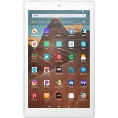 Tablet Amazon Fire HD 2019 10.1" 32GB White-B07KD6BTCZ | R$ 1.059