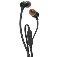 [APP] Fone de Ouvido JBL T110 In Ear Pure Bass Preto