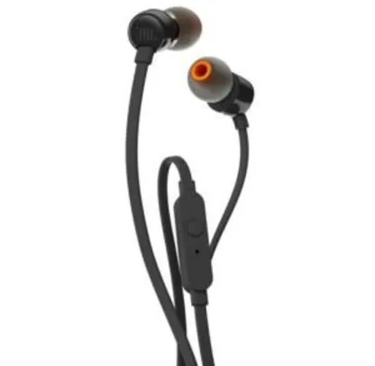 [APP] Fone de Ouvido JBL T110 In Ear Pure Bass Preto