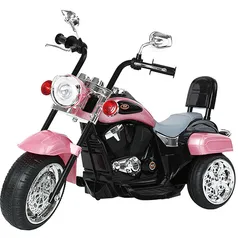 [AME R$240 | SC 71] Moto Elétrica Infantil 6V Rosa Iron