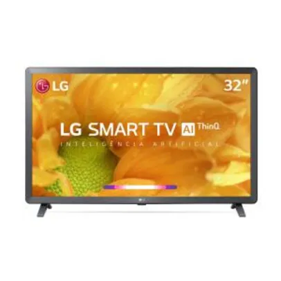 Smart TV LED 32" HD LG 32LM625BPSB ThinQ AI - R$799