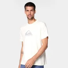 Camiseta Quiksilver Pastel Logo Masculina - Amarelo Claro R$ 20