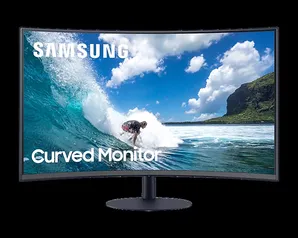 Monitor Curvo Samsung 32" FHD, com speaker embutido, HDMI, Display Port, VGA, 75hz,Freesync