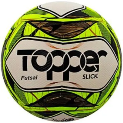 Bola Topper Slick II Futsal Amarela Neon R$ 27