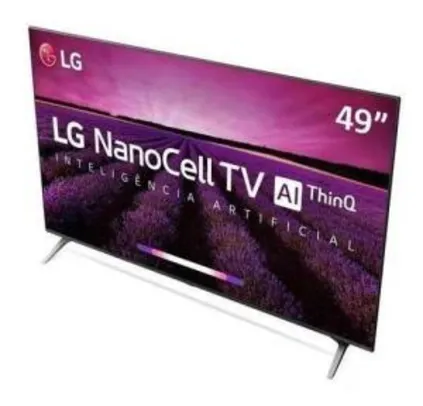 Smart Tv 4k Lg 49 Nanocell Ai 4k Hdr Dolby 49sm8000psa - R$2.299