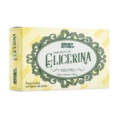  SABONETE DE GLICERINA 100G SIDNEY OLIVEIRA (COMPRE 3, PAGUE 2)