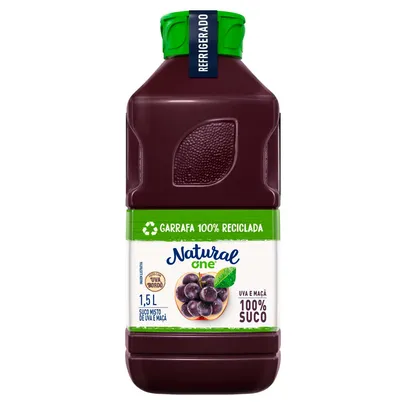 [Regional] Leve 3 Pague 2 - Suco de Uva e Maçã Integral Refrigerado Natural One 100% Suco 1,5 Litros