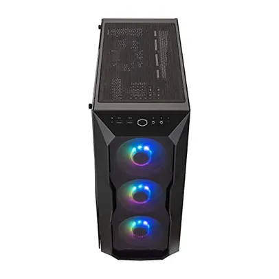 Gabinete Cooler Master MasterBox TD500 ARGB, ATX, Lateral em Acrílico Transparente, 3 Ventoinhas ARGB Frontais, PSU Cover