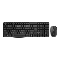 Combo Rapoo Teclado e Mouse Sem Fio 2.4ghz Preto - X1800S – RA001