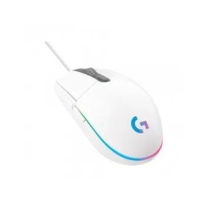 Mouse Gamer Logitech G203 Lightsync RGB, 8000 DPI (Branco)