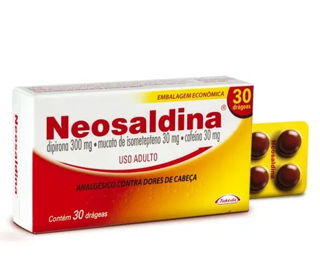 Neosaldina Com 30 Drágeas