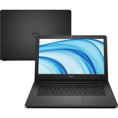 [Americanas] Notebook Dell Inspiron I14-5458-D08P Intel Core i3 4GB 1TB Tela LED 14" Linux - Preto por R$ 1079