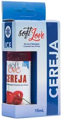 [PRIME] Óleo Para Massagem Corporal com Aroma Cereja Ice 15Ml, Soft Love R$3