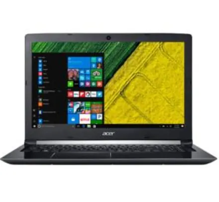 Notebook Acer A515-51G-C690 Intel Core i7 8ºGer 8GB RAM HD 1TB GeForce MX130 2GB 15.6' Windows 10 | R$3390