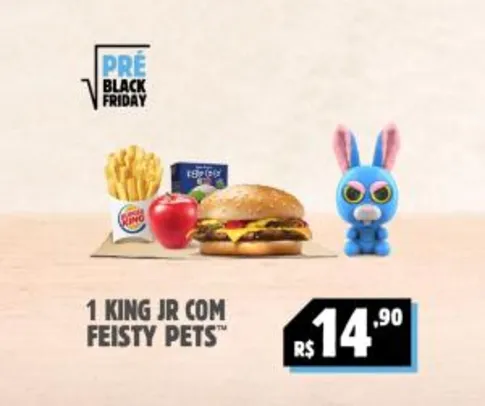 [Pré Black Friday] 1 King Jr com Feisty Pets por R$14,90