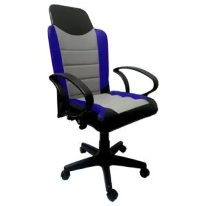 Cadeira Gamer Star Giratoria Com Braço Azul R$300 (Prime Americanas)
