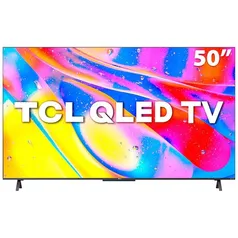 Smart TV QLED 50" 4K TCL Google TV 50C725 UHD