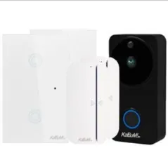 [APP] Kit Smart Wi-Fi + 2 Interruptores Smart Bivolt 2 Botões Branco + 2 Sensores de Abertura KaBuM! Smart Wifi | R$622