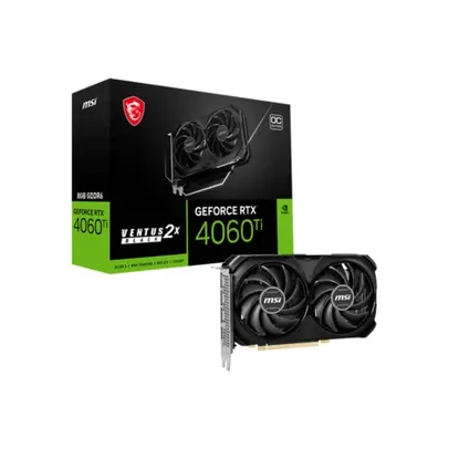 Placa De Vídeo RTX 4060 TI Ventus 2x Oc, MSI, Nvidia, 8GB RAM, GDDR6 - 912-V515-024