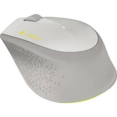 Mouse Sem Fio Wireless M280 Nano Cinza/Amarelo - Logitech | R$35