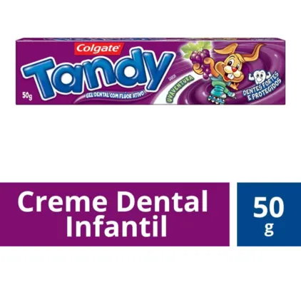 [Prime + Rec] Creme Dental Colgate Tandy Uva Ventura 50G | 10 unid | R$2,09 cada