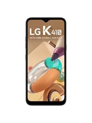 Smartphone LG K41S 32GB, RAM de 3GB, Tela de 6,5” V- Notch, Câmera Quádrupla e Processador Octa-Core 2.0, Preto | R$ 809