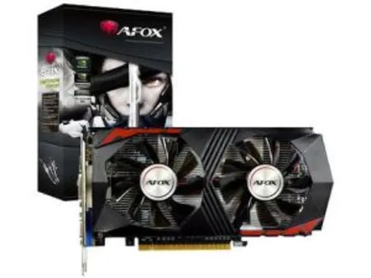 (Cliente Ouro) Placa de Vídeo Afox GeForce GTX750 Ti 2GB | R$585
