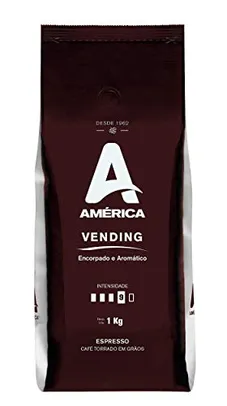 (Rec) América Café Torrado Em Grãos Vending 1 Kg