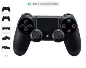 [Submarino] Controle sem Fio Dualshock 4 Preto PS4 - R$ 187