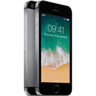 [AME R$ 1042,06] iPhone SE 32GB Cinza Espacial IOS 4G Câmera 12MP - Apple