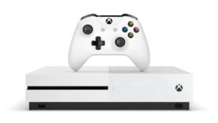 Xbox One S 500GB Slim + Battlefield 1 Digital Download - Microsoft R$1.289,90 à vista