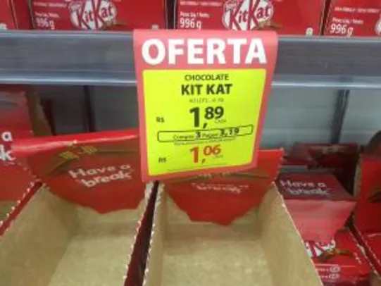 [São Bernardo] Promoção Kit Kat ao Leite - Supermercados Coop