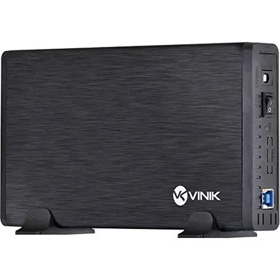 CASE EXTERNO HD 3.5" ALUMÍNIO COM CHAVE I/O USB 3.0 - CHDA-200, VINIK, 24387