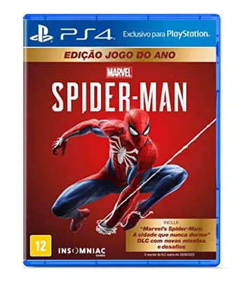 Marvel's Spider-Man - Edição Jogo do Ano - PlayStation 4 | R$99