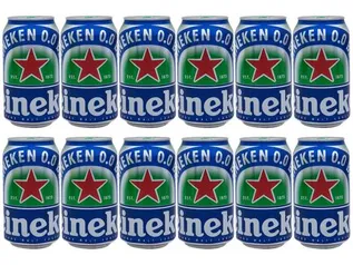 [Cliente ouro] Cerveja Heineken 0.0 Pilsen Lager sem Álcool - 12 Unidades 350ml