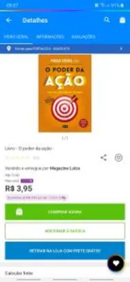 [App Magalu] Livro - O poder da ação - R$4