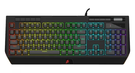 Teclado Semi-Mecânico Gamer 1STPLAYER K9, RGB, Black 