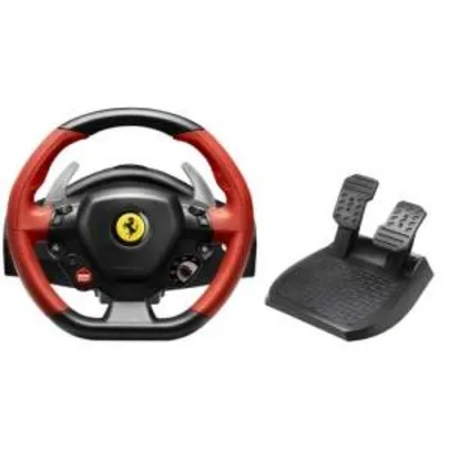[Americanas] Volante Com Pedal Thrustmaster Ferrari 458 Spider Racing Wheel Xbox One - R$600