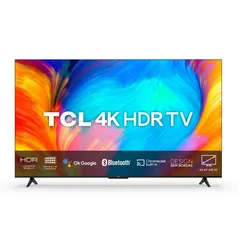 Smart TV TCL 50 Polegadas LED 4K UHD, 3 HDMI, 1 USB, Wi-Fi, Bluetooth, HDR, Google TV, Google Assistente - 50P635