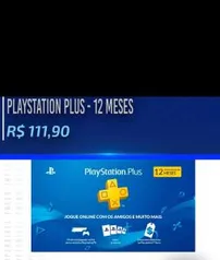 12 meses de PSN Plus