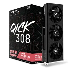 Placa de Vídeo XFX Speedster QICK308 AMD Radeon RX 6600 XT, 8GB GDDR6, 16Gbps, AMD RDNA 2 Architecture - RX-66XT8LBDQ