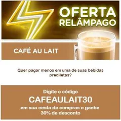 4 Caixas de Café Au Laite * 2 Xícaras Grátis | R$62