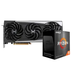 Kit Upgrade Sapphire Radeon Nitro+ RX 6700 XT + AMD Ryzen 9 5900X | R$13.446