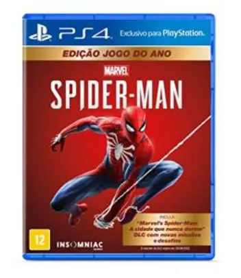 Saindo por R$ 123: Marvel's Spider-Man - Edição Jogo do Ano - PlayStation 4 | R$ 123 | Pelando