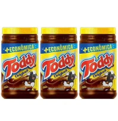 Kit 3UN Achocolatado Toddy 800g - R$5,79 cada