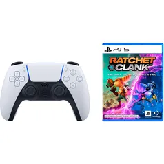 (AME R$ 478,99) Controle Dualsense PS 5 + Game Ratchet & Clank - PS5