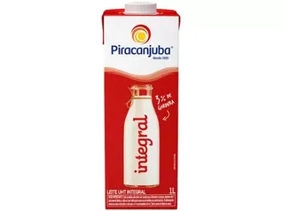 [Leve 5 Pague 4] Leite Integral UHT Piracanjuba 1L