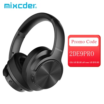 Fones de ouvido bluetooth Mixcder e9 pro cancelamento de ruído | R$218