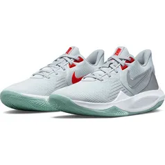 Tênis Nike Precision V - Branco+Cinza | R$250